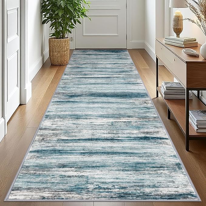 KOZYFLY Runner Rug 3x10 Modern Ombre Runners by KOZYFLY