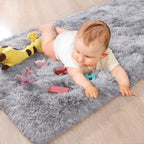 Chicrug Cute Fluffy Area Rug for Girls Bedroom, 2x6 Feet Fluffy Kids Rug for - Image 2