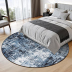 Rugflix Round Area Rugs 6Ft for Living Room, 6x6 Washable Rug Stain-Resistant - Image 2
