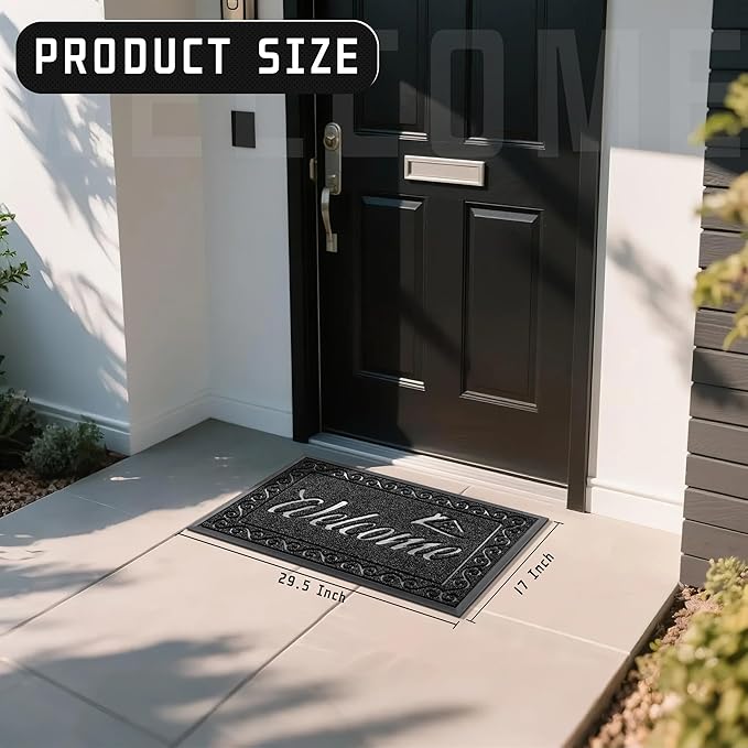Yimobra Welcome Mat, Heavy Duty Durable Door Mats - Image 3
