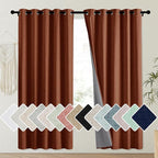 NICETOWN 100% Absolutely Blackout Linen Curtains by NICETOWN