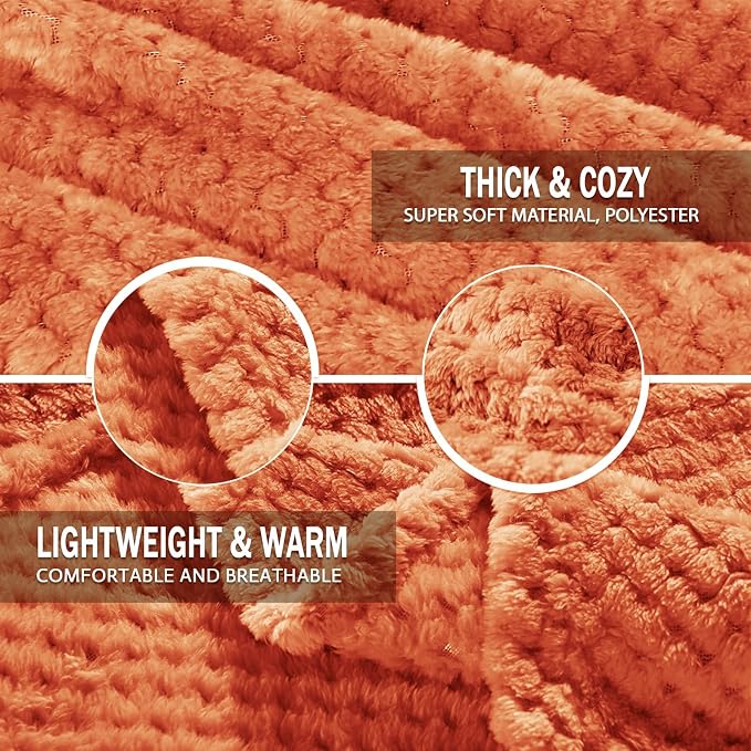 Exclusivo Mezcla Fleece Throw Blanket Extra Large, Super Soft and Warm Blankets - Image 5