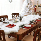 duduta White Faux Sheepskin Runner Rugs 2x6 ft, Fluffy Shag Rug - Image 7