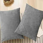 CaliTime Throw Pillow Covers Decorative 20 X 26 Inches Pack of 2 Cozy Chenille - Image 5