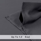 Chyhomenyc Charcoal Grey Valances - Image 6