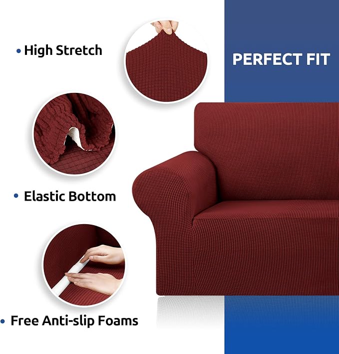 KEKUOU Stretch Sofa Cover Slipcover ，Couch Covers - Image 6