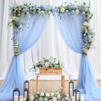 20ft x 15ft Baby Blue Tulle Backdrop Curtain - Image 8
