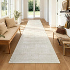 2x8 Washable Runner Rug: Moroccan Geometric Boho Rug Farmhouse Non Slip Stain by VECARF