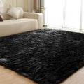 ORINOVA Washable Area Rugs 9x12 Living Room Large Black Faux Sheepskin Shaggy by ORINOVA