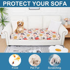 Smiry Printed Couch Cushion Covers, Stretch Soft Couch Covers - Image 7
