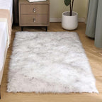 Goolela Fluffy Faux Sheepskin Fur Rug - Image 2