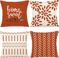 YCOLL Fall Pillow Covers 18x18 Set of 4, Modern Sofa Throw Pillow Cover by PillowCoversExpert