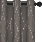 Deconovo Blackout Curtains, Thermal Insulated Soundproof Grommet Drapes by Deconovo