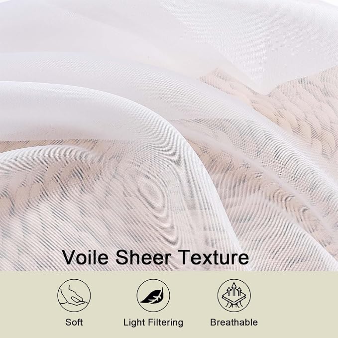 Kitchen Curtains 24 Inch Length Tier 2 Pieces, Cafe Bathroom Basement Rod - Image 3