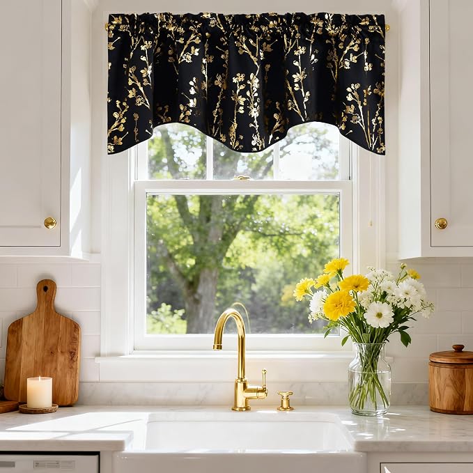 NICETOWN Blackout Kitchen Valances - Image 4