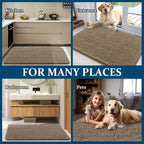 OLANLY Dog Door Mat for Muddy Paws 59x20, Absorbs Moisture and Dirt, Absorbent - Image 8