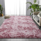 Deerhoo Large Shag Area Rugs 6 x 9, Tie-Dyed Plush Fuzzy Rugs - Image 3