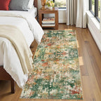 Washable Area Rugs 2'x8' Non-Slip Modern Abstract Soft - Image 4