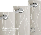 Deconovo Beige Curtains for Living Room, Thermal Insulated Soundproof Drapes - Image 7