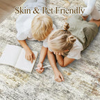 6x9 Area Rug for Living Room Washable 6x9 Non-Slip Modern Abstract Rugs for - Image 3