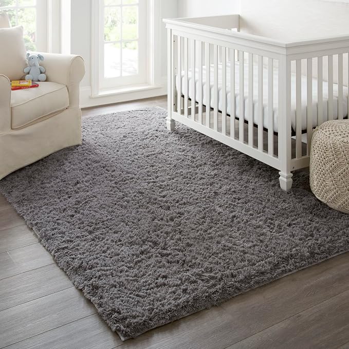 Ophanie 6x9 Area Rugs, Upgrade Non-Slip Fluffy Soft Rugs - Image 6