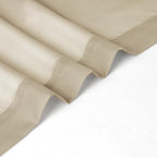 Chyhomenyc Taupe Sheer Curtains 30 inch Length 2 Panels, Light Filtering Voile - Image 9