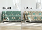 MSGKV Boho Throw Blanket for Couch Bed 60''x80'', 100% Cotton Blankets Woven - Image 5