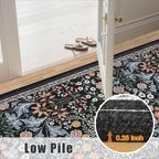 10x14 Area Rugs for Living Room: Floral Washable Rug Vintage Large Soft Boho - Image 8
