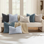 decorUhome Cozy Faux Fur Throw Pillow Covers 18x18 Set of 2 Decorative Soft - Image 5