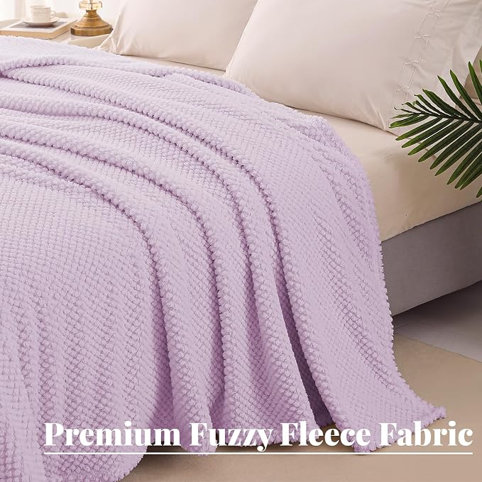 Whale Flotilla King Size Fuzzy Fleece Blanket - Image 5