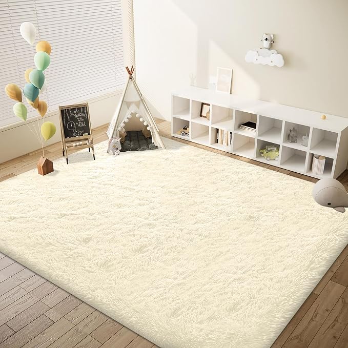 6x9 Area Rug for Living Room: Fluffy Shag Soft Washable Rugs Large Fuzzy Plush - Image 5