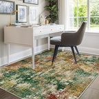 Washable Area Rugs 9'x12' Non-Slip Modern Abstract Soft - Image 3