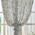 jinchan Linen Floral Curtains for Living Room - Image 7