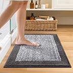 Bathroom Rugs 24x17 Non Slip Washable, Soft Absorbent Quick Dry Mats - Image 3