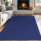 KOZYFLY Washable Area Rug 4x6 ft Non Slip Rubber Backed Living Room Rugs - Image 8