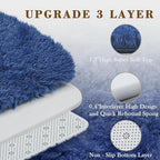 Rugs for Bedroom 4x6, Alfombras para Salas Shag Large Plush Soft Area Rug - Image 4
