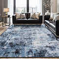 Rugflix 9x12 Area Rugs for Living Room, Washable Large Rug Stain-Resistant Low by RugflixAreaRugs