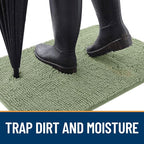 OLANLY Dog Door Mat for Muddy Paws 47x20, Absorbs Moisture and Dirt, Absorbent - Image 2