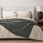 EVERGRACEHOME Chunky Chenille Knit Throw Blanket - Image 2
