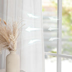 MYSKY HOME 90 Inch Natural Curtains - Image 4