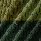 Fancy Homi Set of 4 Green Boho Decorative Throw Pillow Covers 16x16 Inch - Image 5