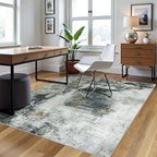 4x6 Area Rugs for Living Room Rug Washable: Abstract Rug for Dining Room - Image 3