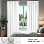 Deconovo Room Darkening Curtains, Thermal Insulated Noise-Reducing Window Panels - Image 4