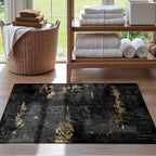 Washable Area Rugs 2'x3' Non-Slip Modern Abstract Soft - Image 3