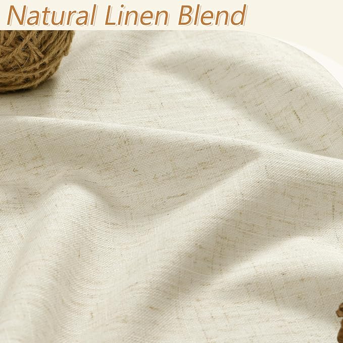Guken 100% Blackout Curtains 120 Inch Length 2 Panels Set - Image 3