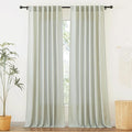 RYB HOME Linen Sheer Curtains 95 inches Long, Airy Breathable Absorbent by RYBHOME