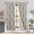 jinchan Blackout Floral Curtains by JINCHAN
