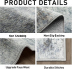 8x10 Area Rugs Washable Rug: Large Modern Abstract Living Room Rug Soft - Image 5
