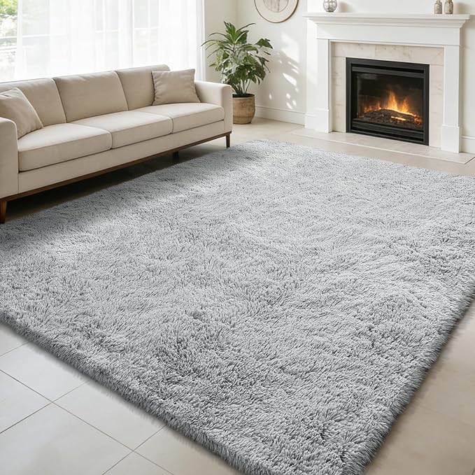 Ultra Soft Fluffy Area Rugs for Bedroom Living Room 10x14, Nursery Rug by yulidayang