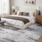 Toneed Abstract Area Rug 6x9 Modern Washable Rug Soft Non Slip Rug Low Pile - Image 3